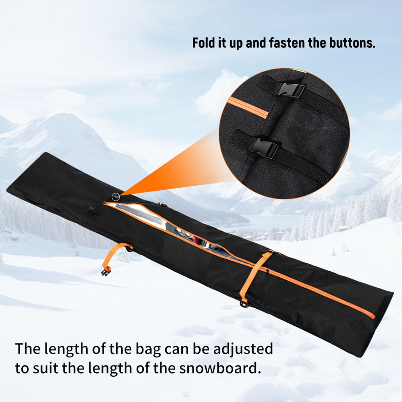 Outdoor Adventure Xl - スノーボードバッグ 耐久性のある197cmスキーバックパック 防水オックスフォード素材 エアトラベルや冬のアウトドアアドベンチャーに最適