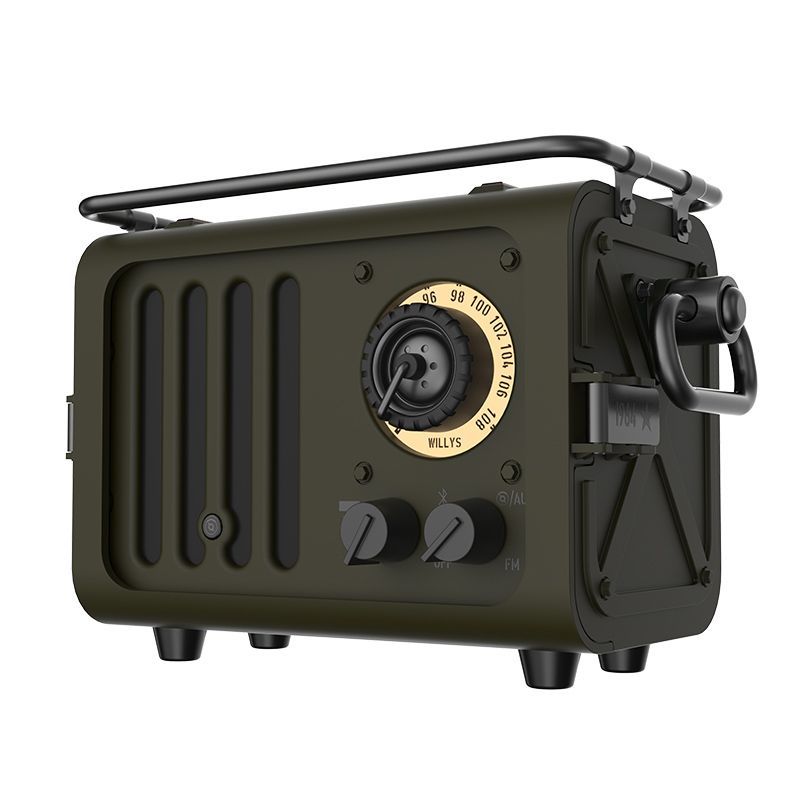 Outdoor Adventure Outlet - 工場直販 アウトドア用Bluetoothスピーカー（重低音） | ポータブルキャンプラジオ、ジープ＆アドベンチャー用防水ミニサウンドボックス