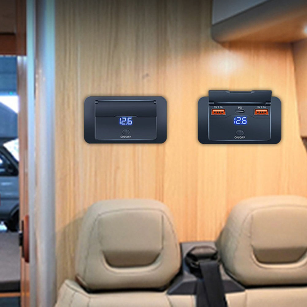 トラック電源コンセント RV ソケット充電器アウトドアアドベ - Outdoor Adventure Outlet のレビューと価格