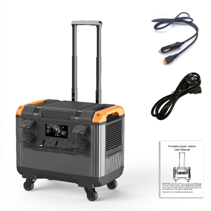 3000W RVポータブル電源 2400Wh LiFePO4 - Outdoor Adventure Outlet のレビューと価格