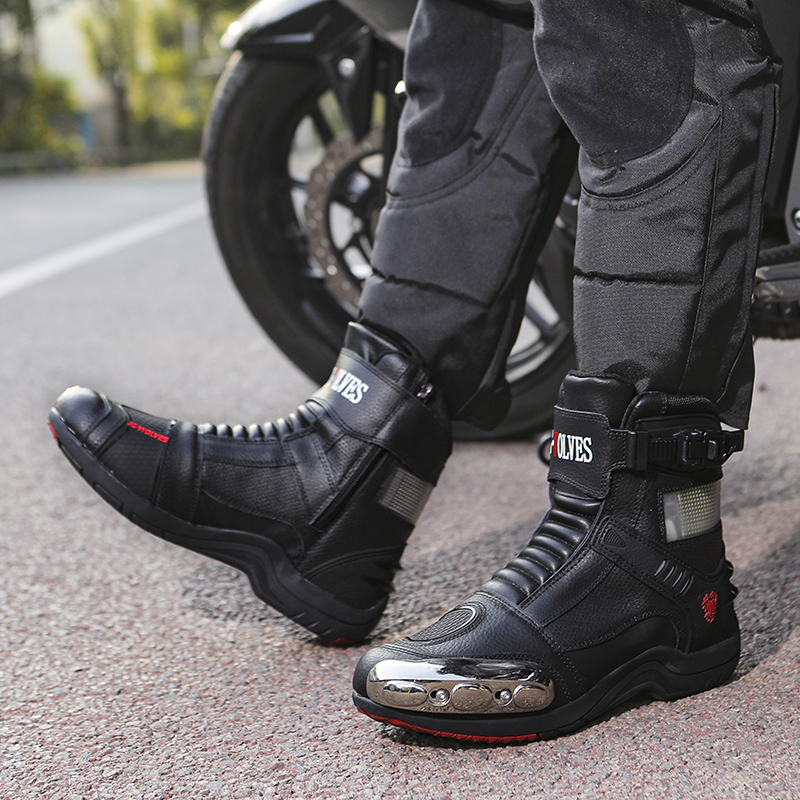 JG.WOLVES 耐摩耗性バイクブーツ 滑り止め アウトド - Outdoor Adventure Brands のレビューと価格