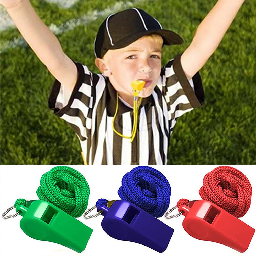 10 個のホイッスル、ストラップ付き、大音量スポーツ審判ピー - Emergency Whistle Pea のレビューと価格