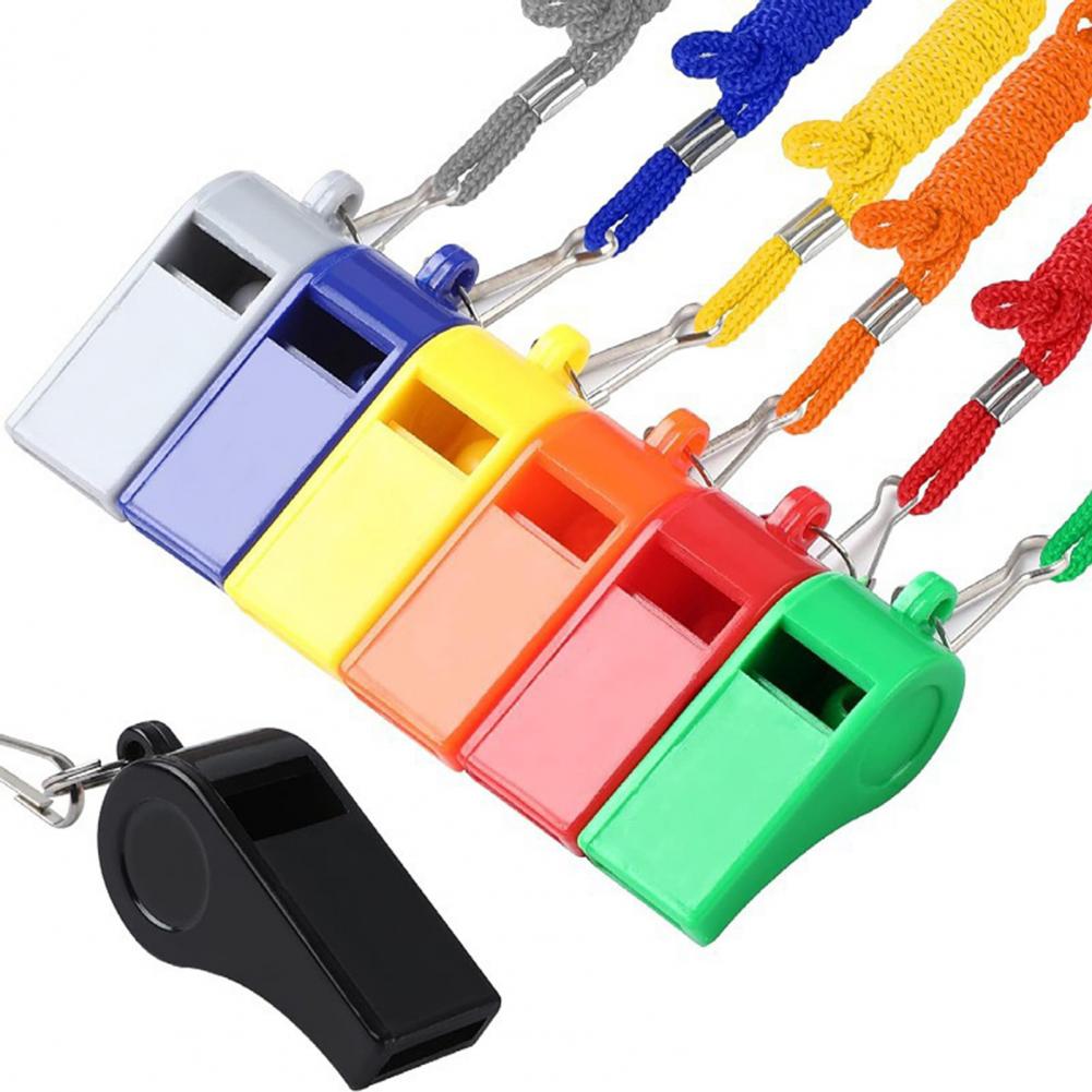 10 個のホイッスル、ストラップ付き、大音量スポーツ審判ピー - Emergency Whistle Pea のレビューと価格